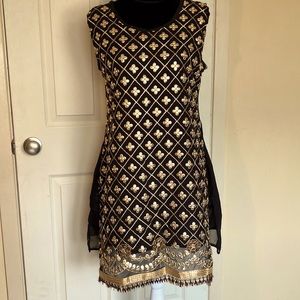 Gold and Black Tunic